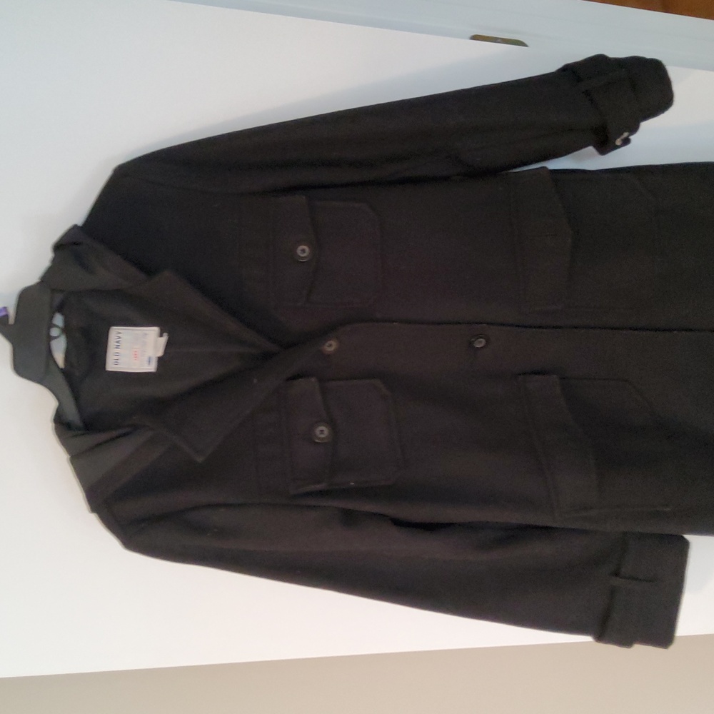 Old navy  wool hooded p coat